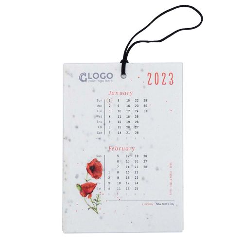 Calendar A6 seed paper - Image 1